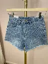Mini-Short en jeans, paillettes