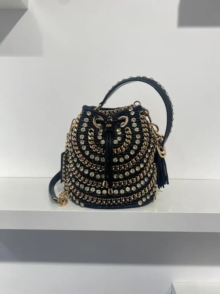 Sac La Carrie Raphia (Noir)