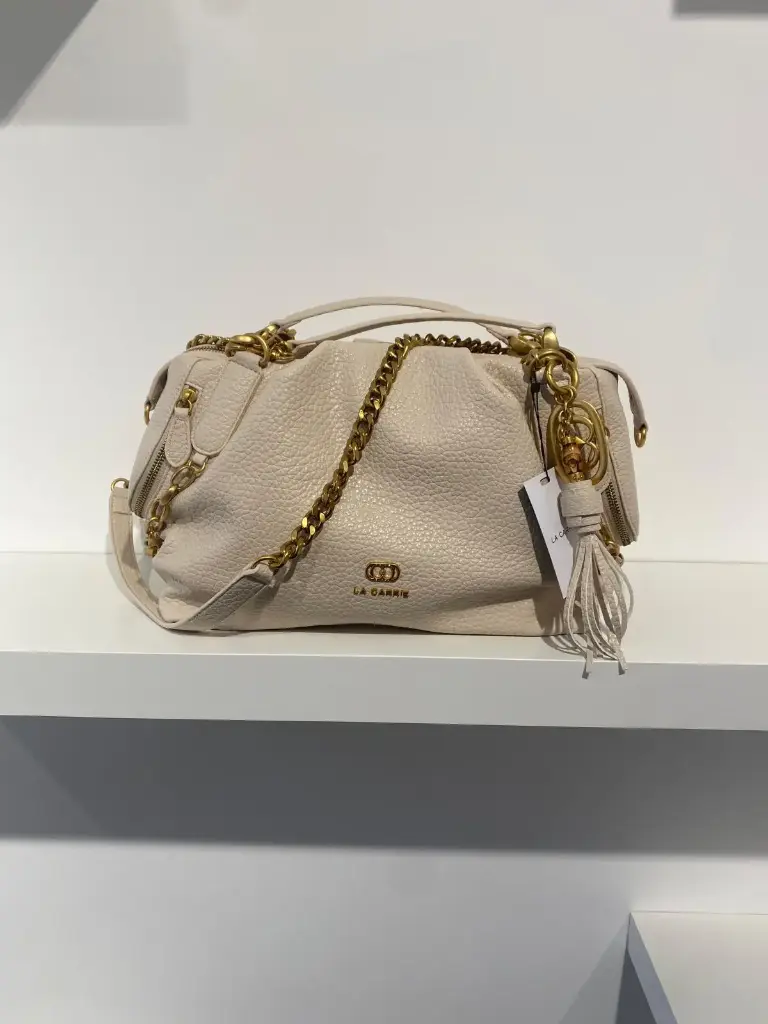 Shopper simili écru La Carrie