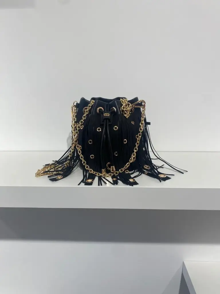 Sac Night Edition franges La Carrie (Noir)