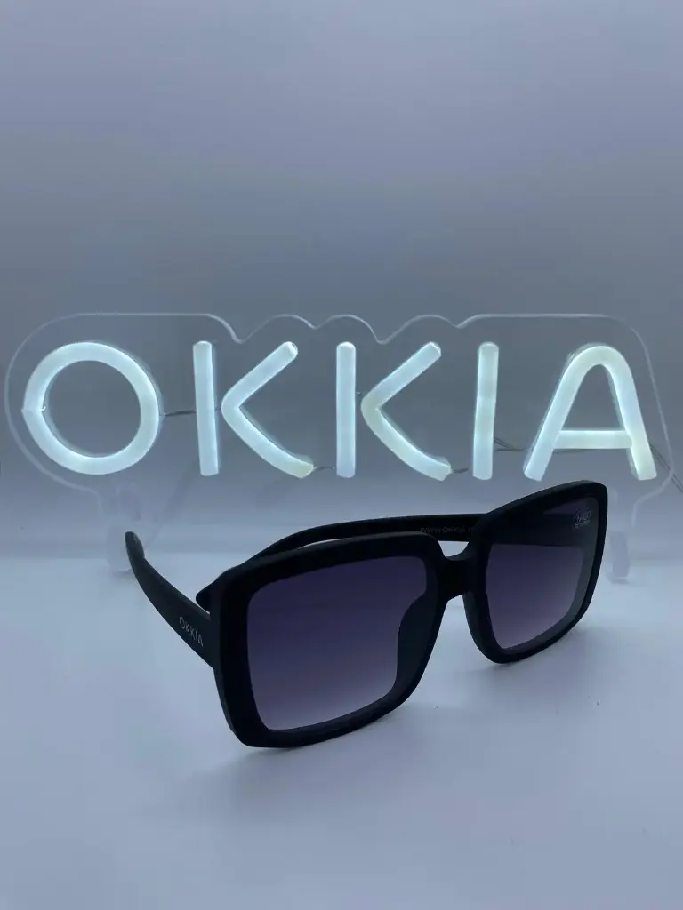 Lunettes Big Square shape OKKIA-027 (Noir)