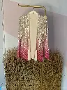 Veste paillettes rose dégradé