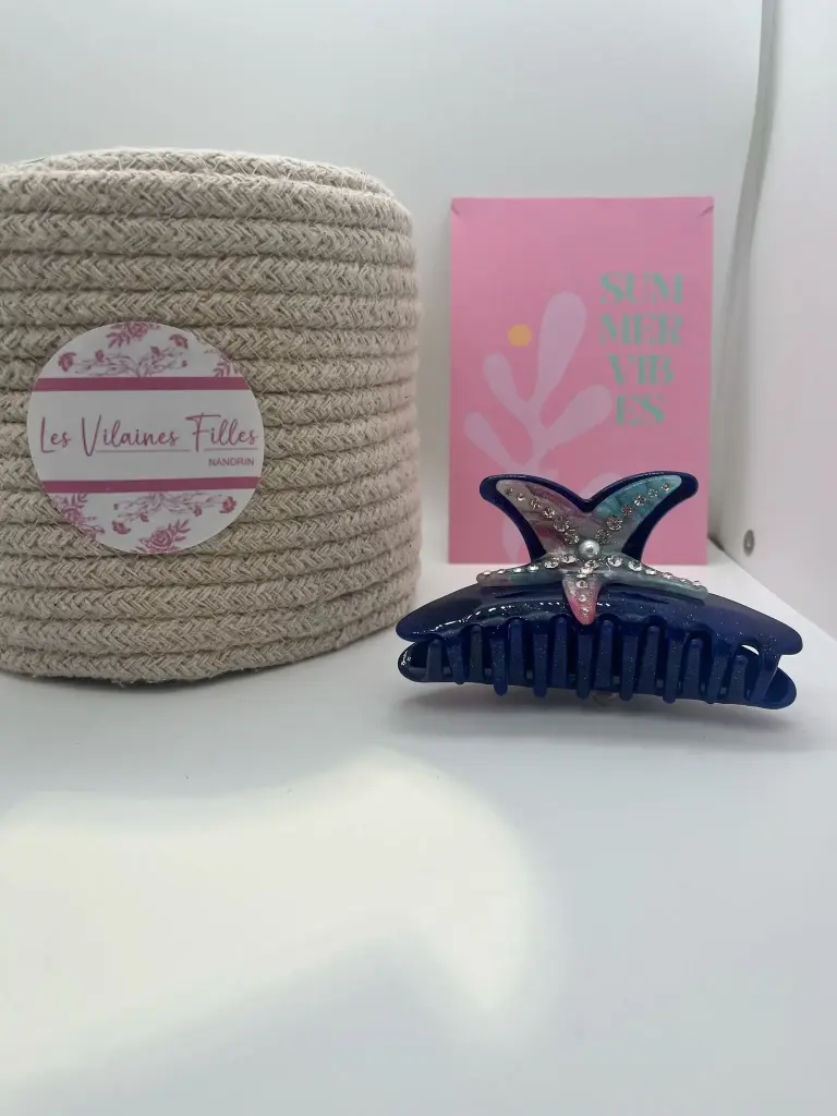 Pince à cheveux, étoile de mer