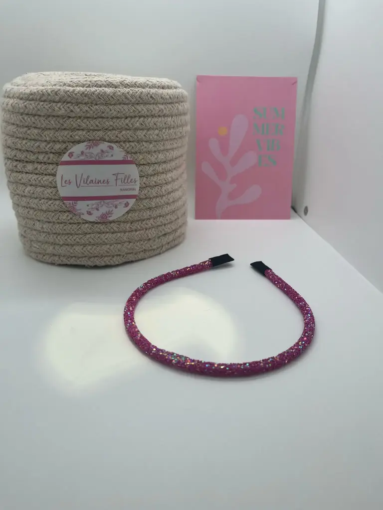 Serre tête cristal coloré