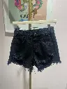 Short jeans noir