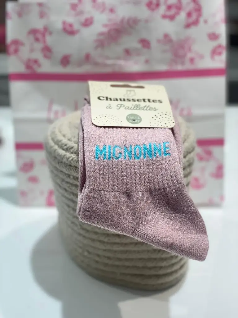 Chaussettes à paillettes- Mignonne