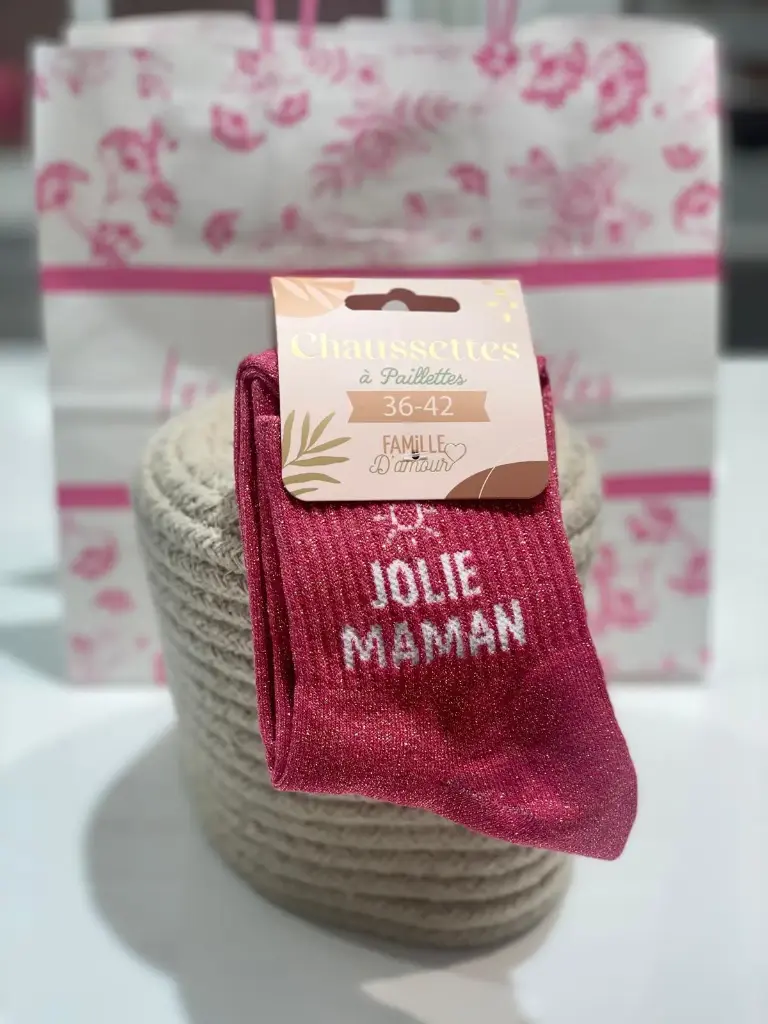 Chaussettes à paillettes- Jolie Maman