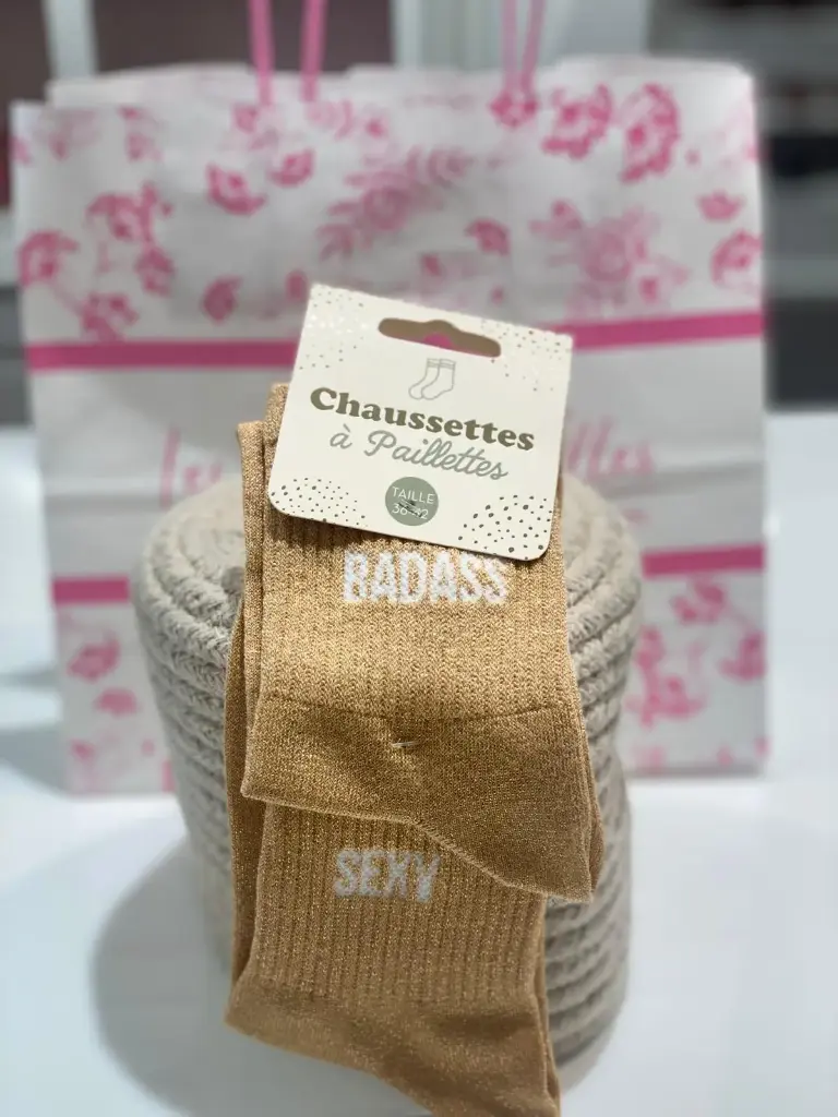 Chaussettes à paillettes- Badass Sexy