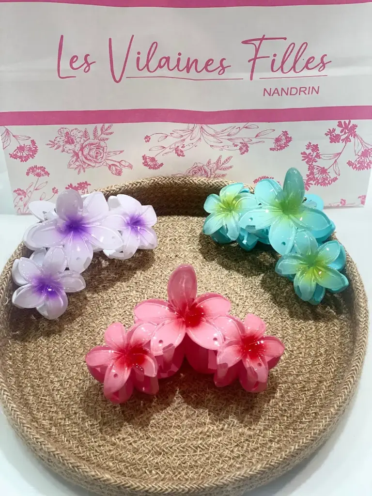 Pince à cheveux large, Tie&dye