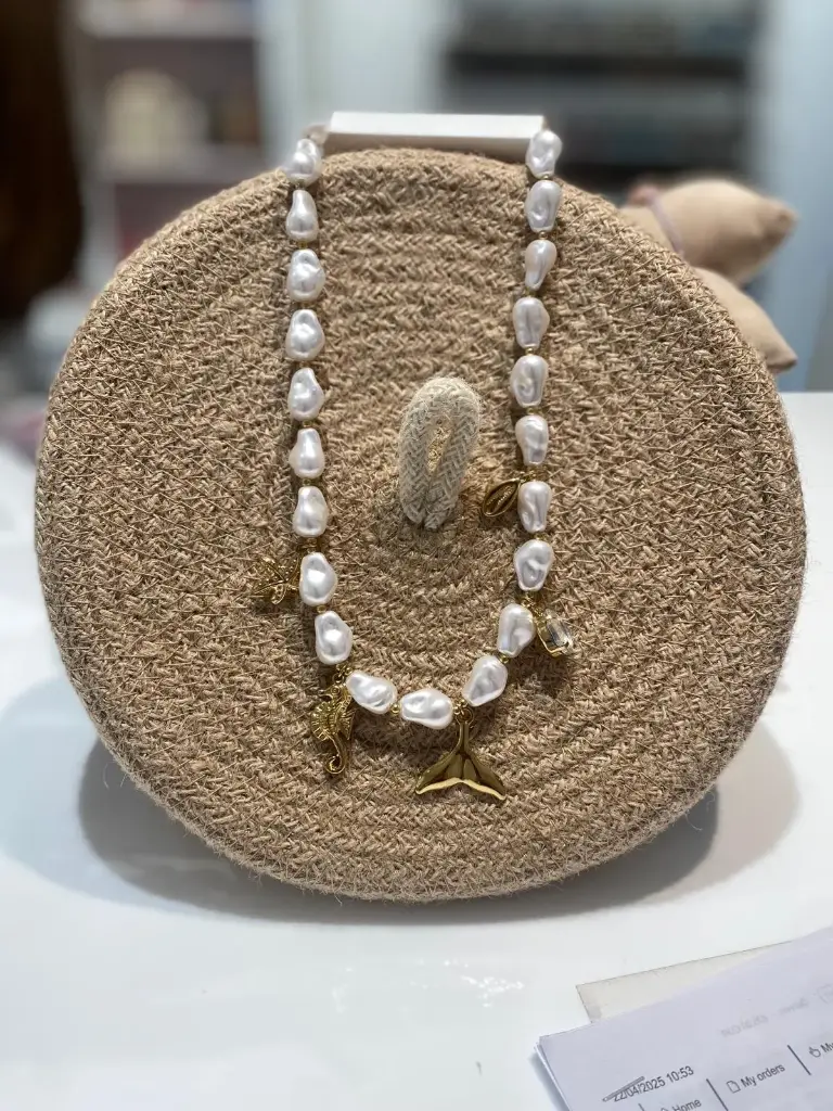 Collier perles Sirena