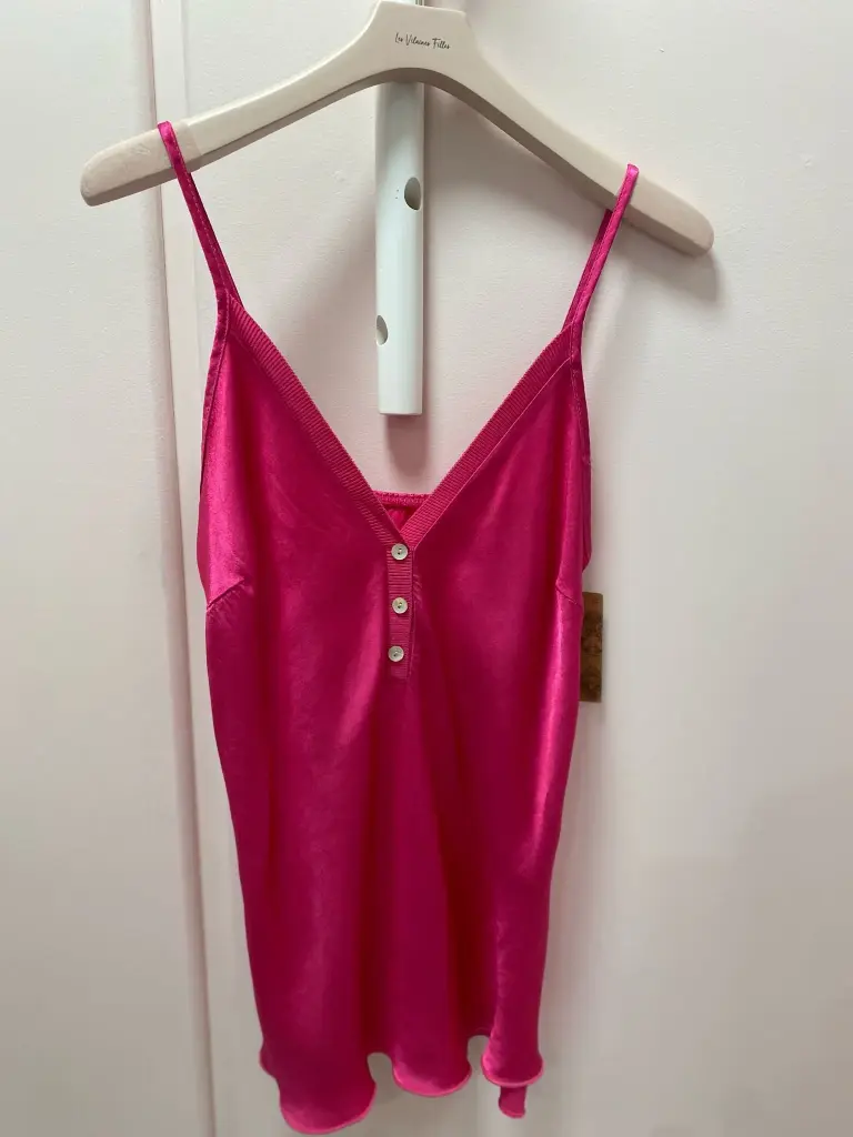 Top satiné TU (Fushia)