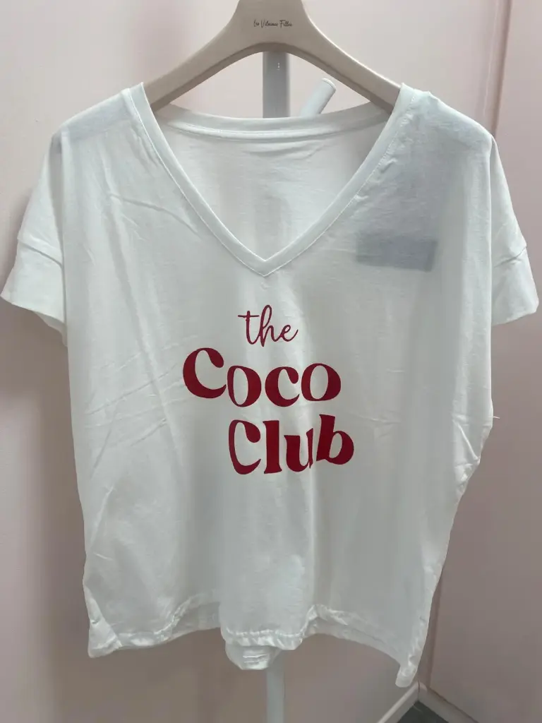 Tshirt Coco Club Col V-TU- Oversize