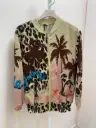 Veste mi-longue satin Happy Palm- TU