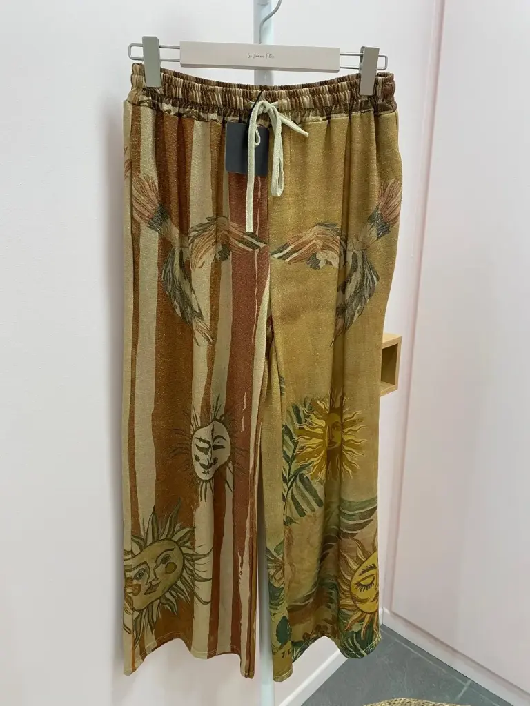 Pantalon fluide lurex Sunset-TU