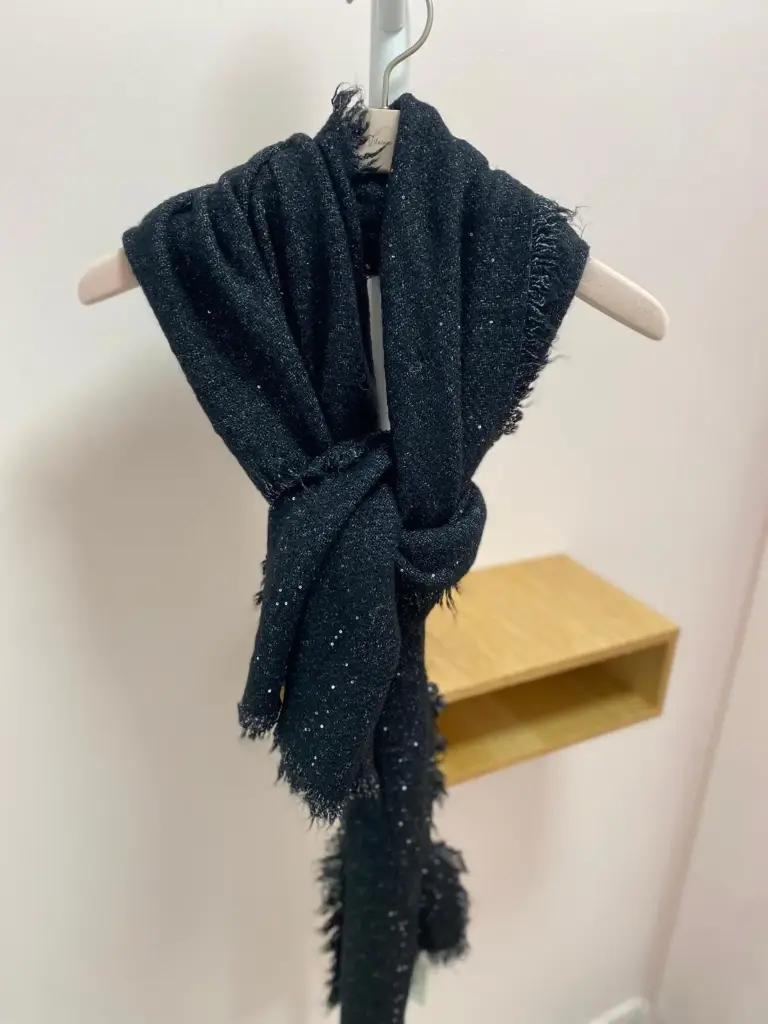 Echarpe Fluffy strass