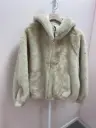 Veste Bomber fourrure, capuche- TU