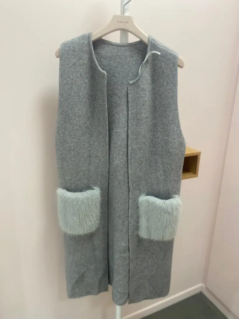 Gilet cosy poches FUR- TU