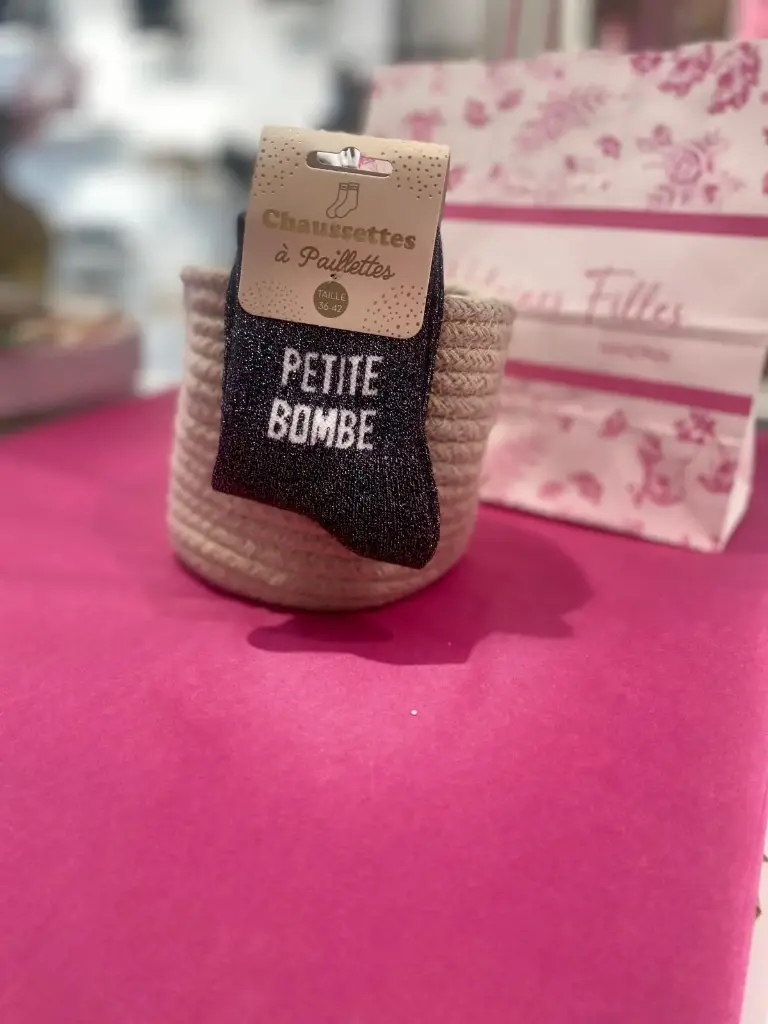 Chaussettes a paillettes- Petite Bombe