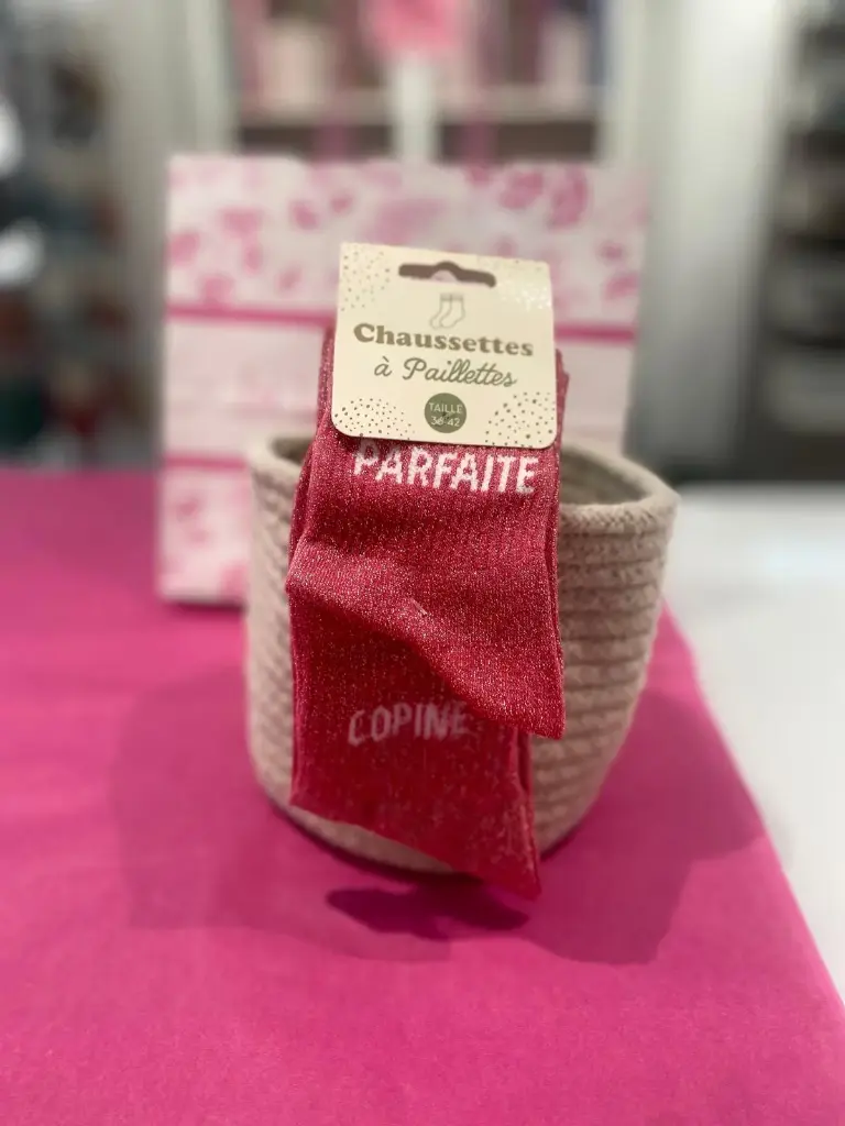 Chaussettes a paillettes- Parfaite Copine