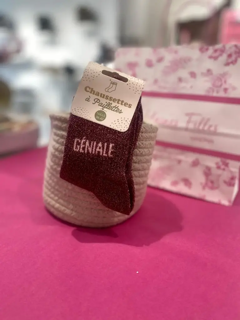 Chaussettes a paillettes- Geniale