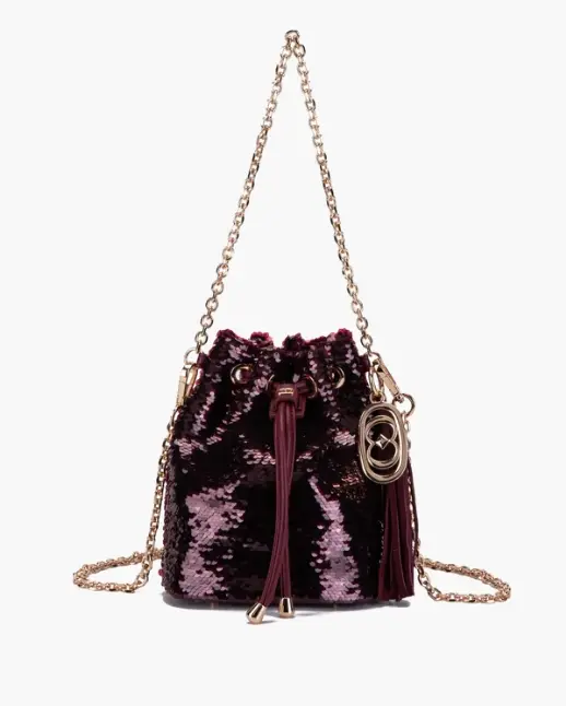 Bucket bag paillettes NIGHT EDITION la Carrie