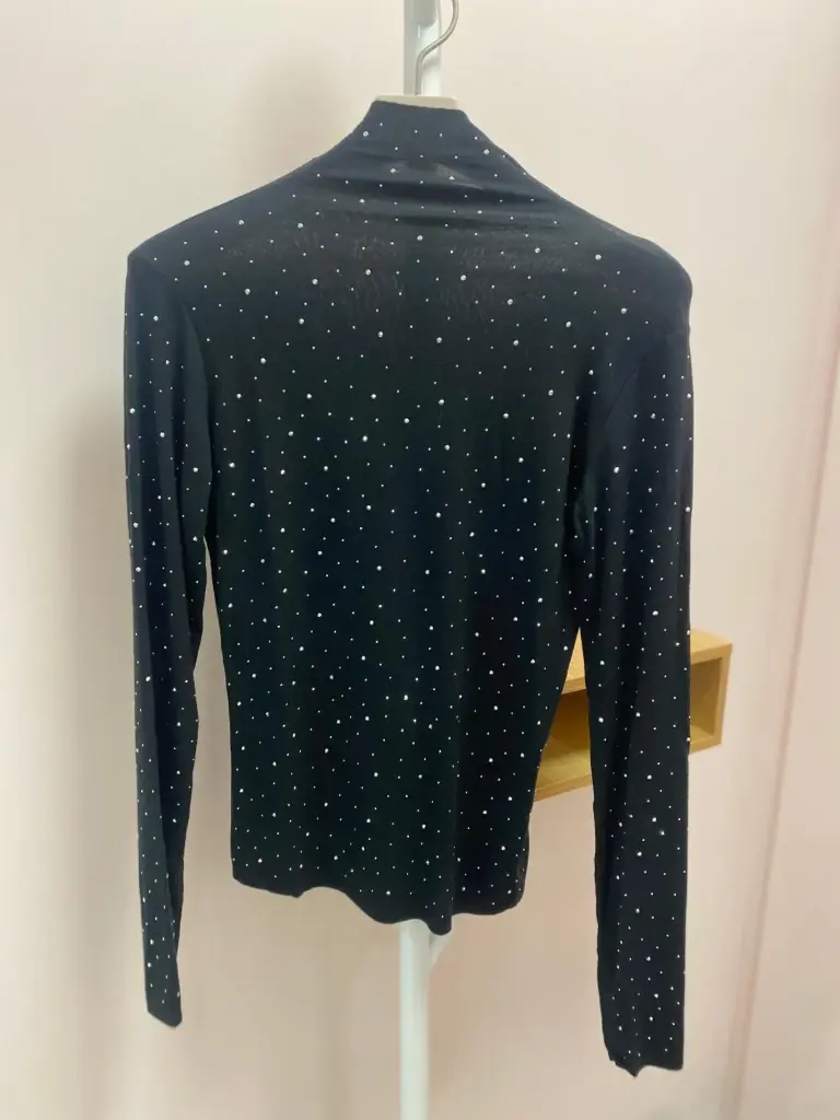 Sous-Pull col montant à brillants - TU