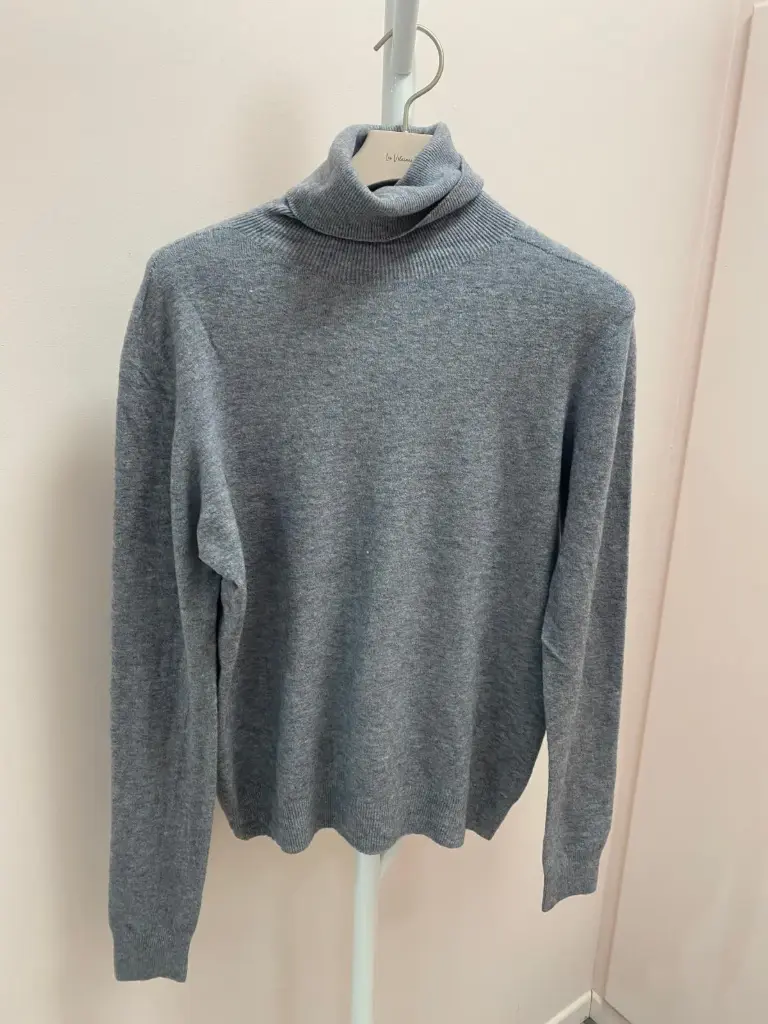 Pull col roule mélange laine TU