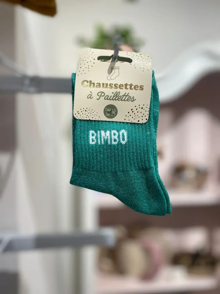 Chaussettes a paillettes- Bimbo