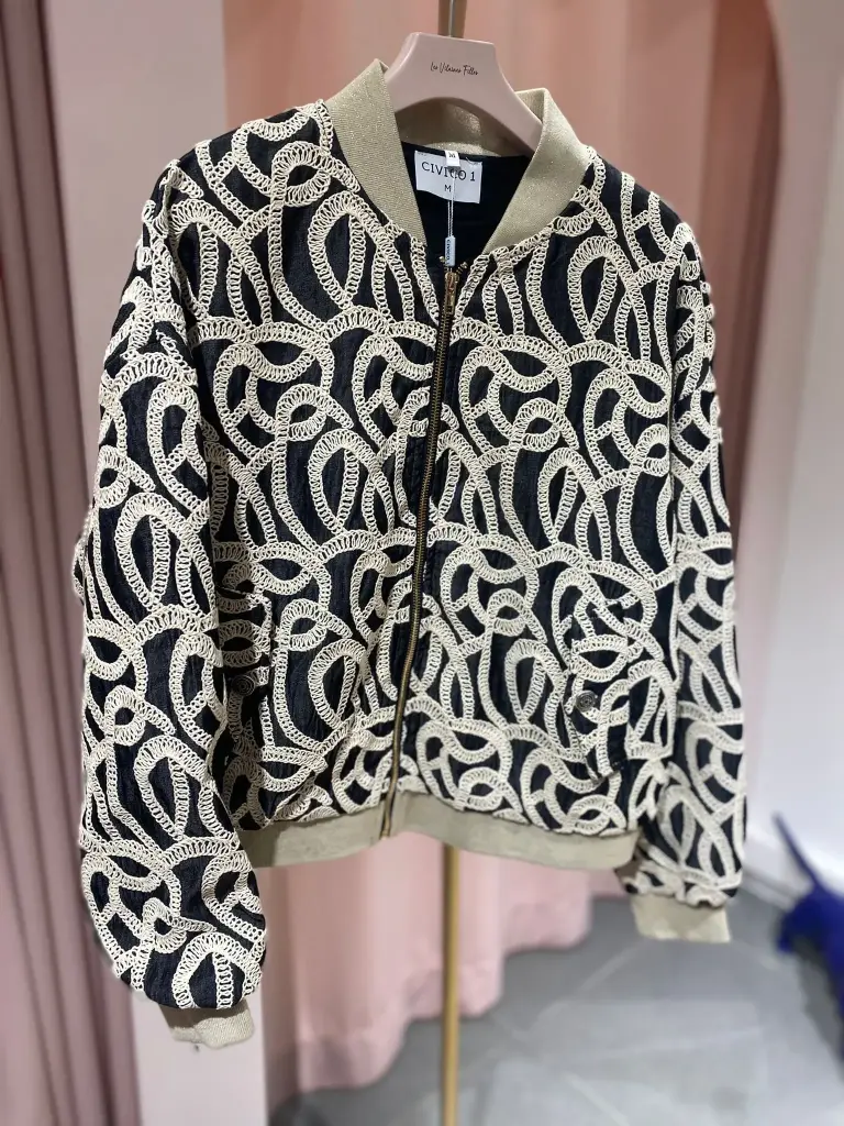 Veste Bomber Franges dos