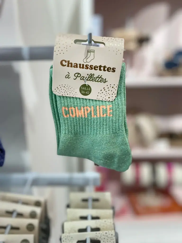 Chaussettes a paillettes- Complice