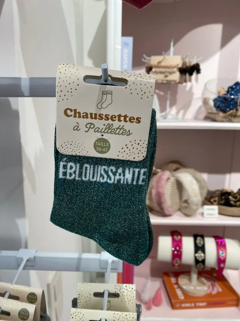 Chaussettes a paillettes- Eblouissante