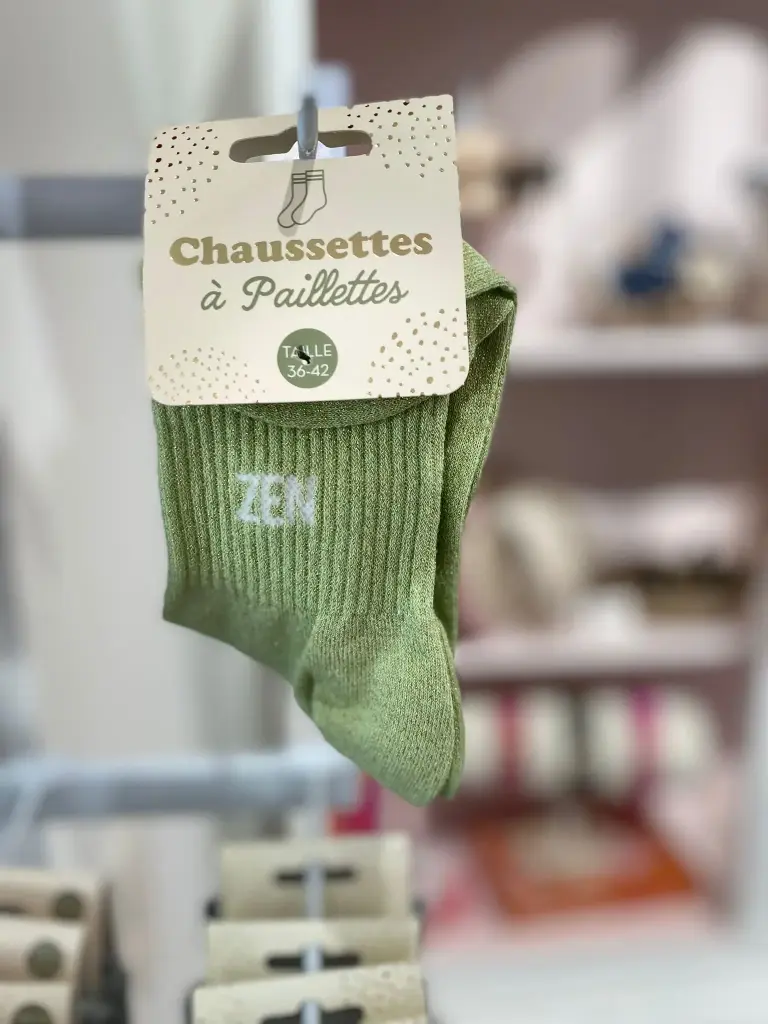 Chaussettes a paillettes- Zen