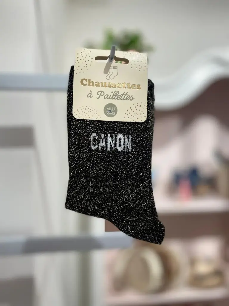 Chaussettes paillettes- Canon