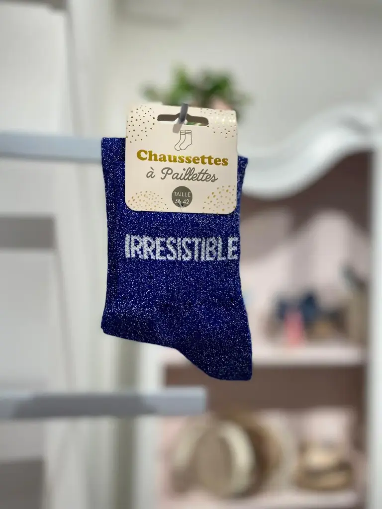 Chaussettes paillettes- Irresistible