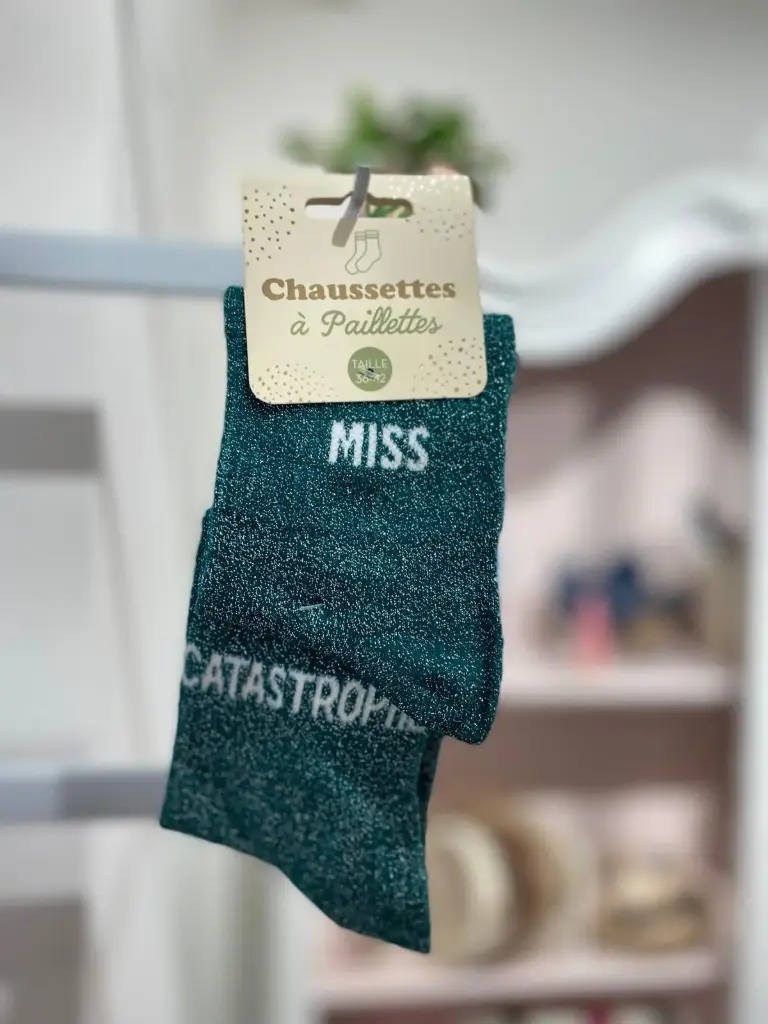 Chaussettes paillettes- Miss Cata