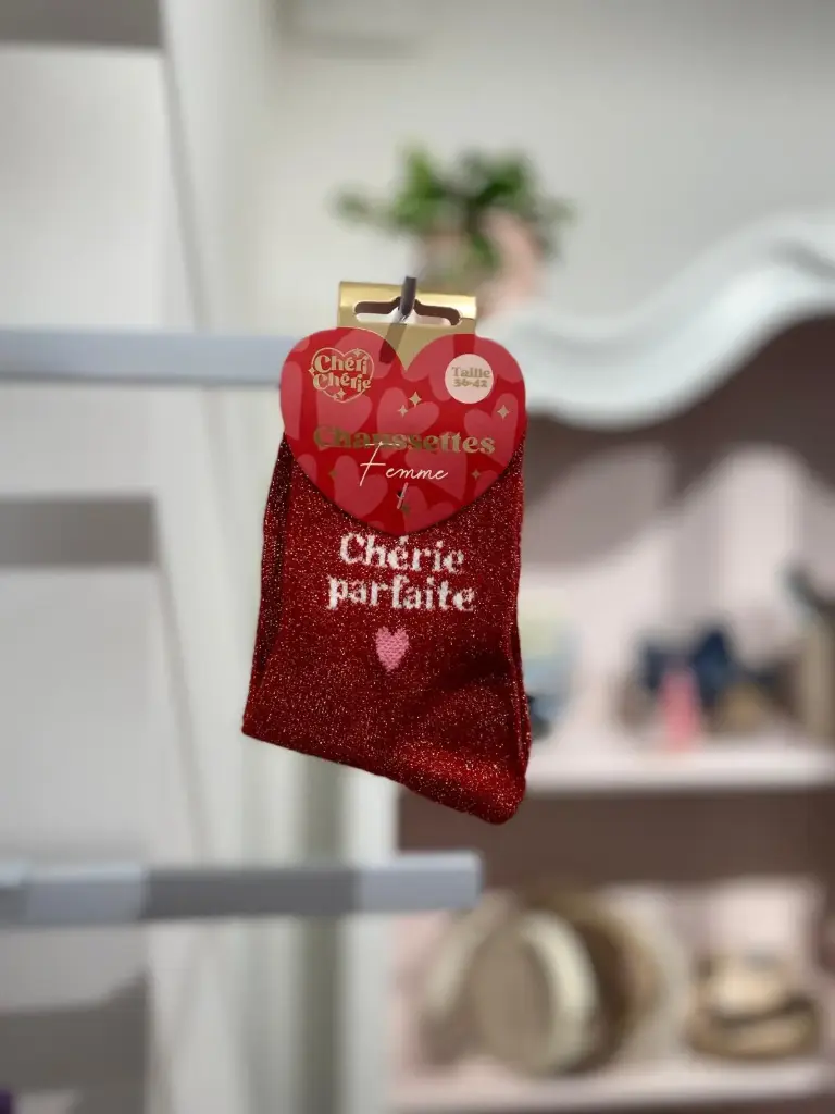 Chaussettes paillettes- Cherie parfaite