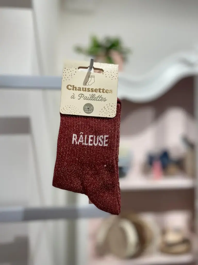 Chaussettes paillettes- Raleuse