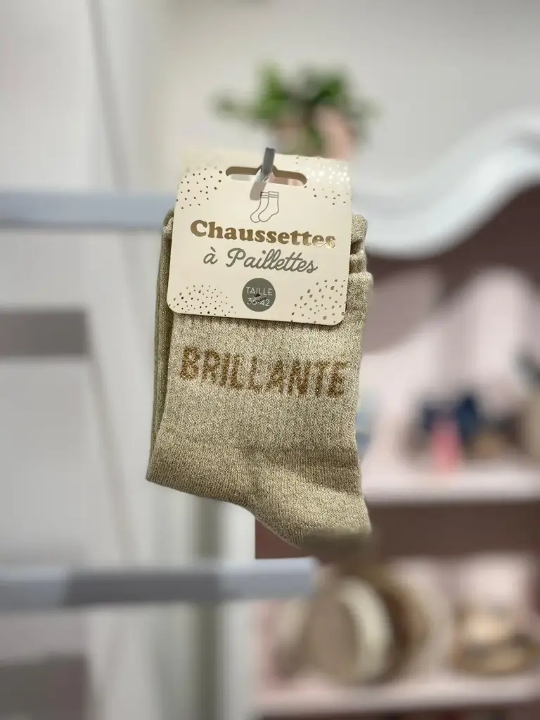 Chaussettes paillettes- Brillante