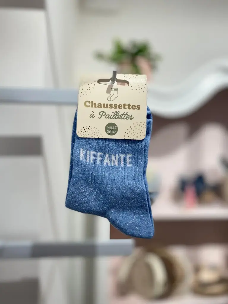 Chaussettes paillettes- Kiffante