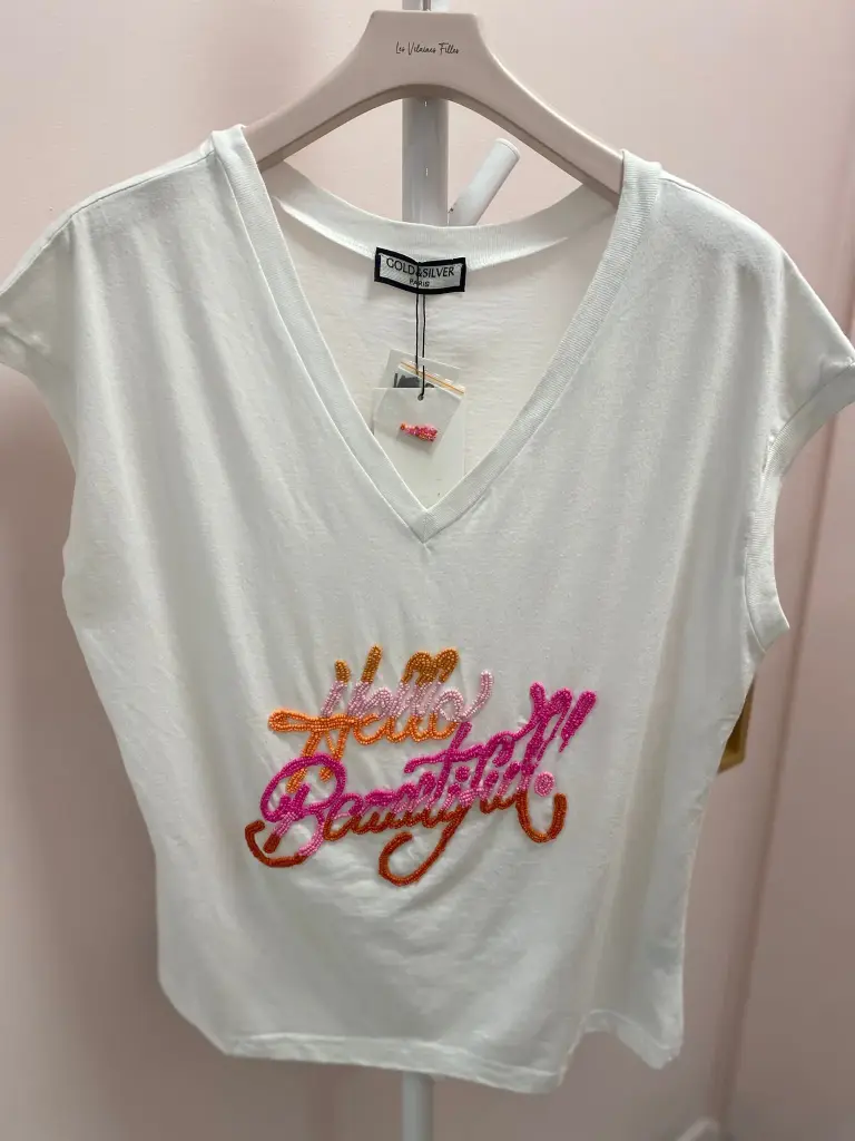 Tshirt Hello Beautiful TU