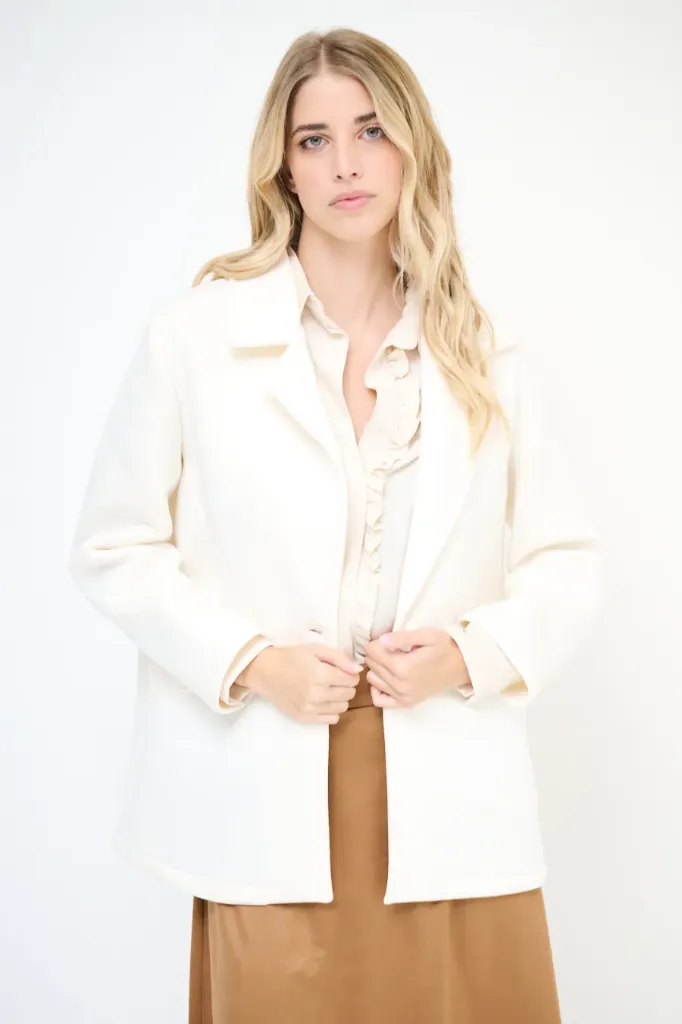 Caban long a col (S/M)