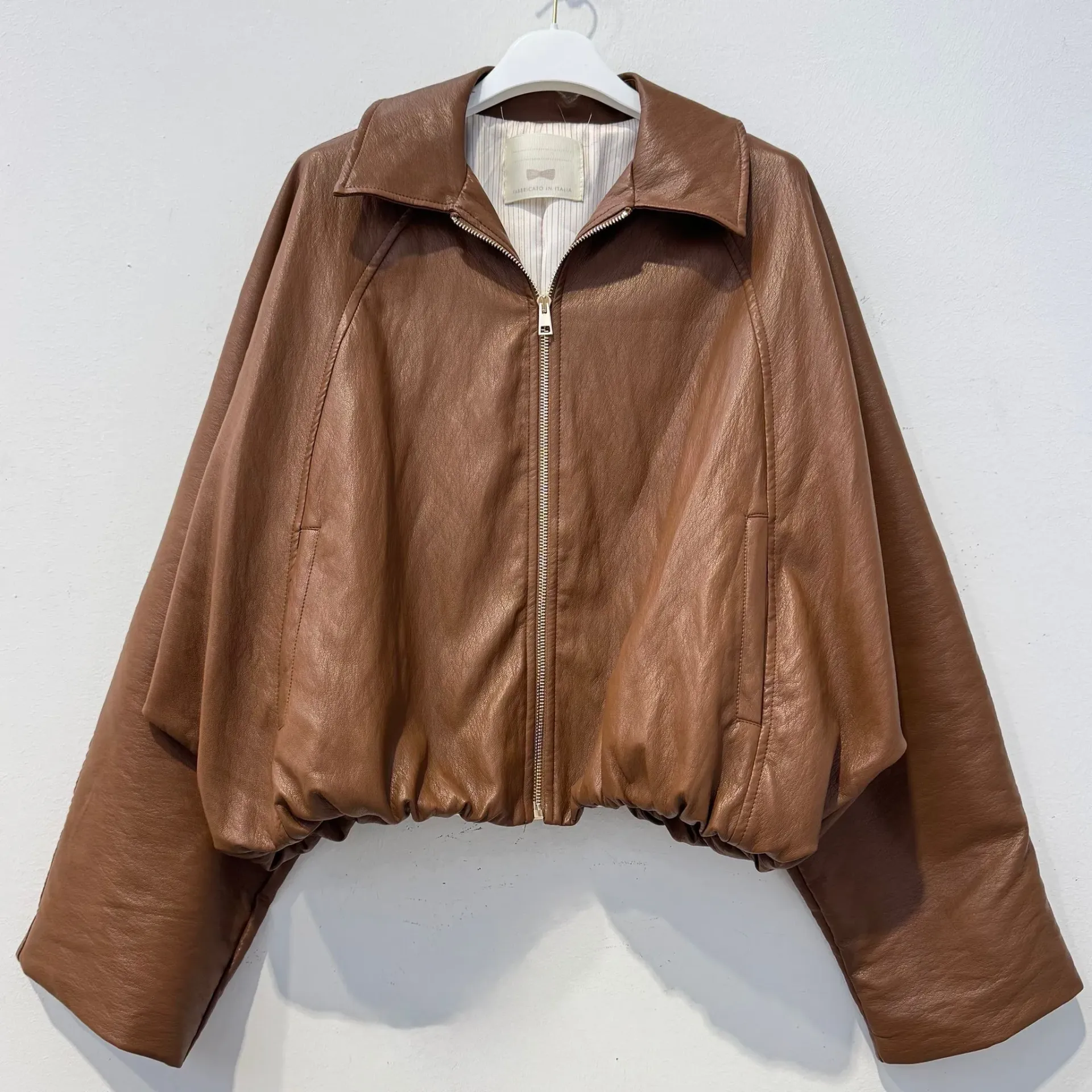 Bomber effet cuir- TU