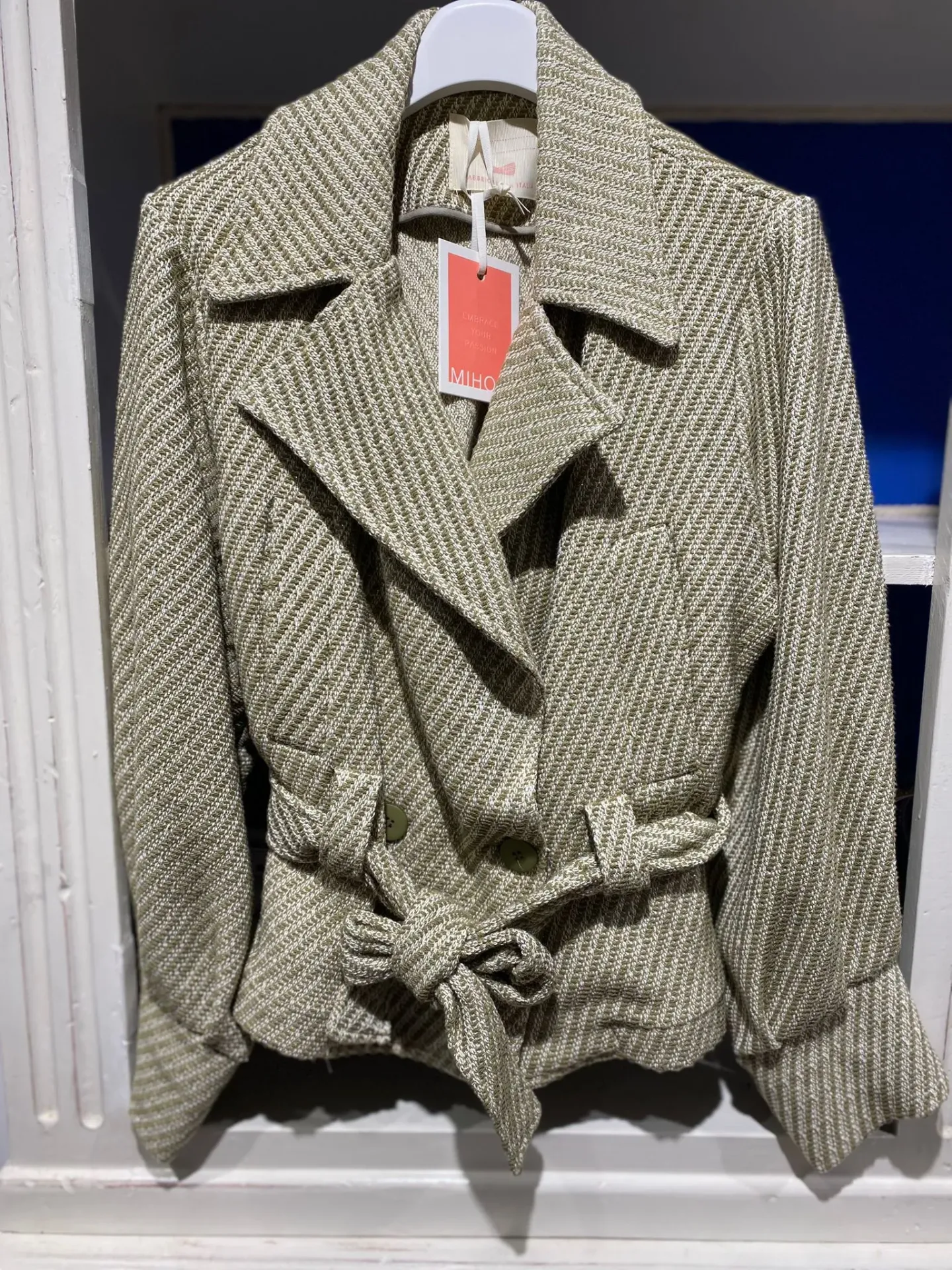 Veste Jacquard Vert (S/M)