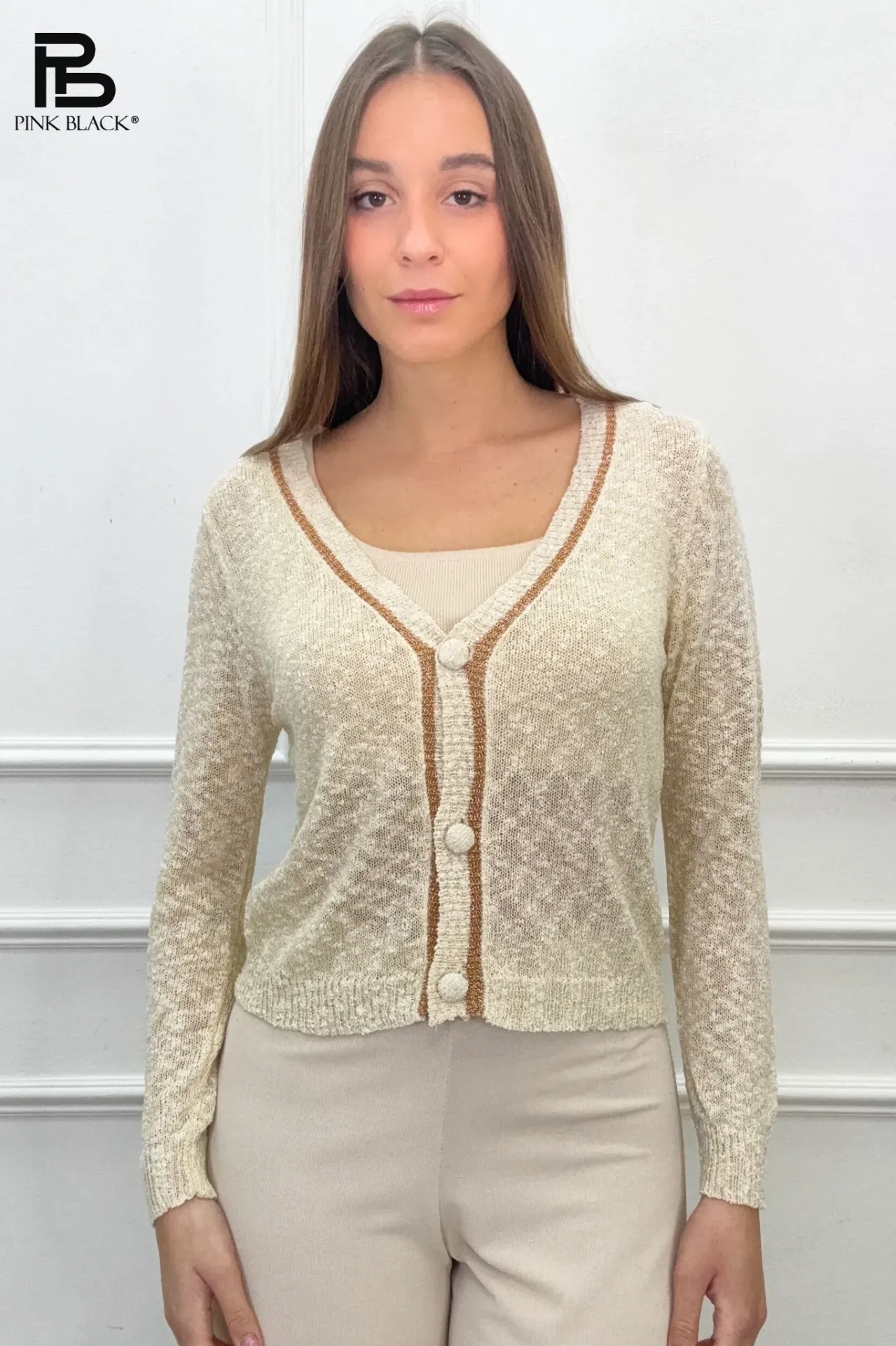 Gilet fin lurex- TU