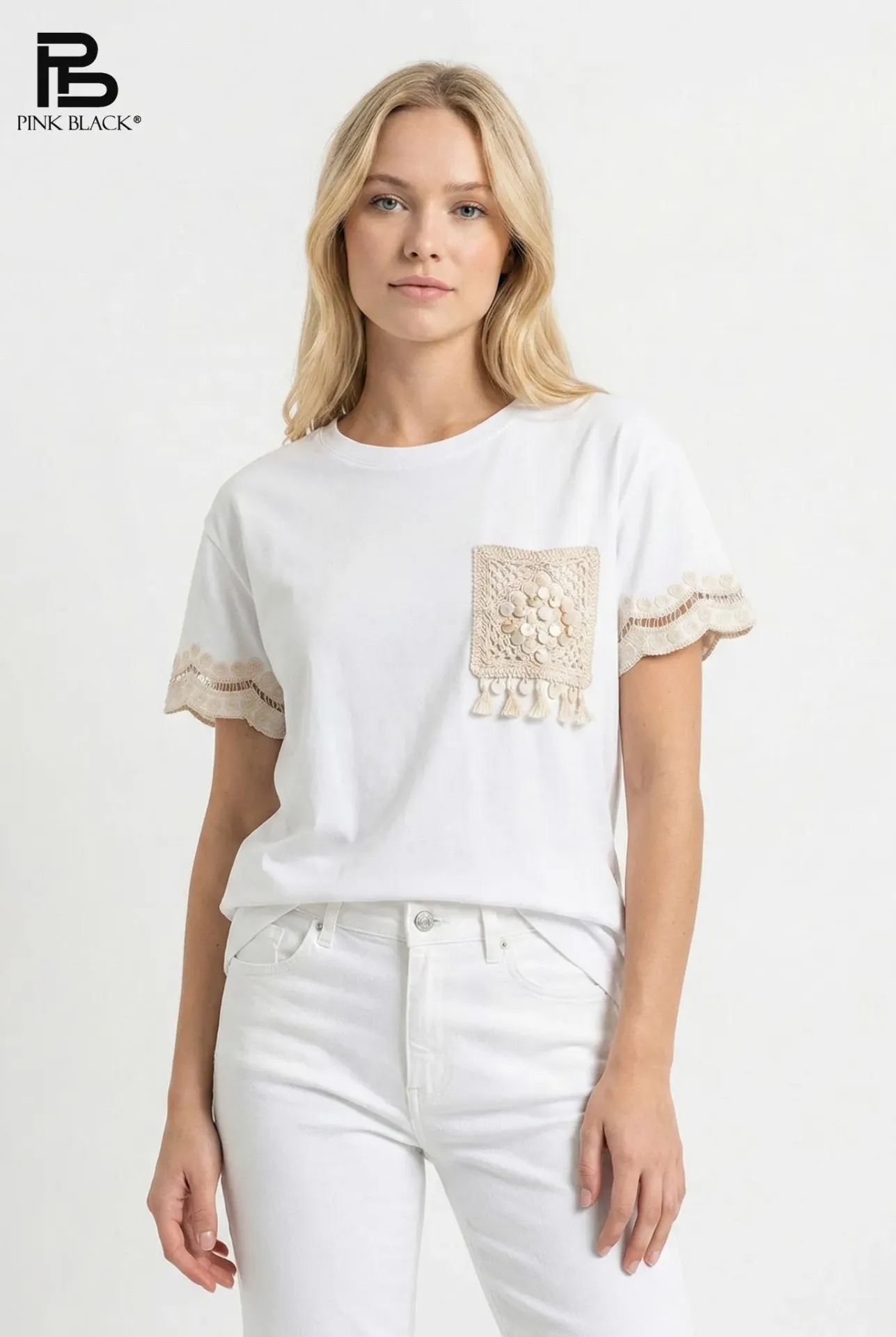 Tshirt poche nude- TU