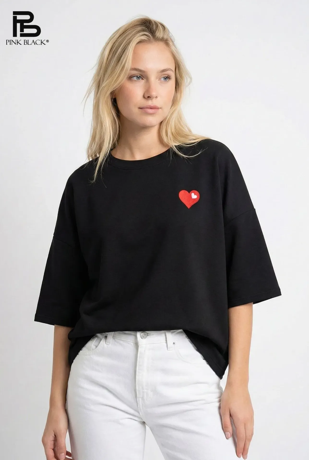 Sweat MC Double Heart- TU (Noir)