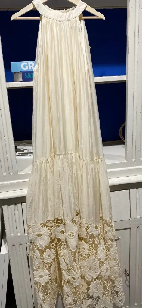 Robe Longue décor bas-TU