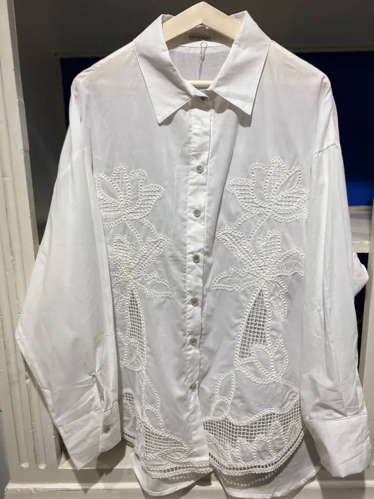 Chemise Palm Bord- TU (Blanc)