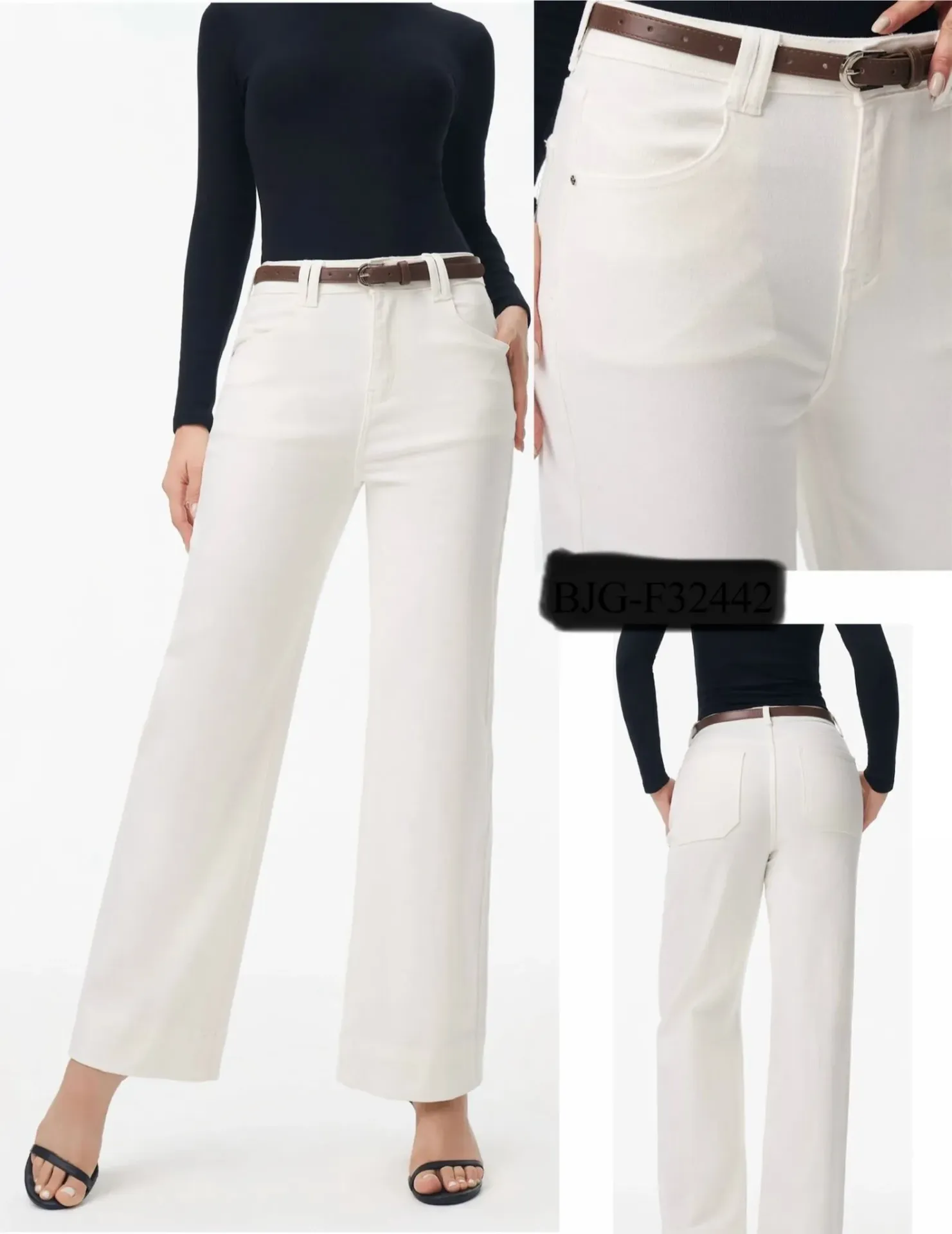 Jeans Blanc Reg Fit (XS)