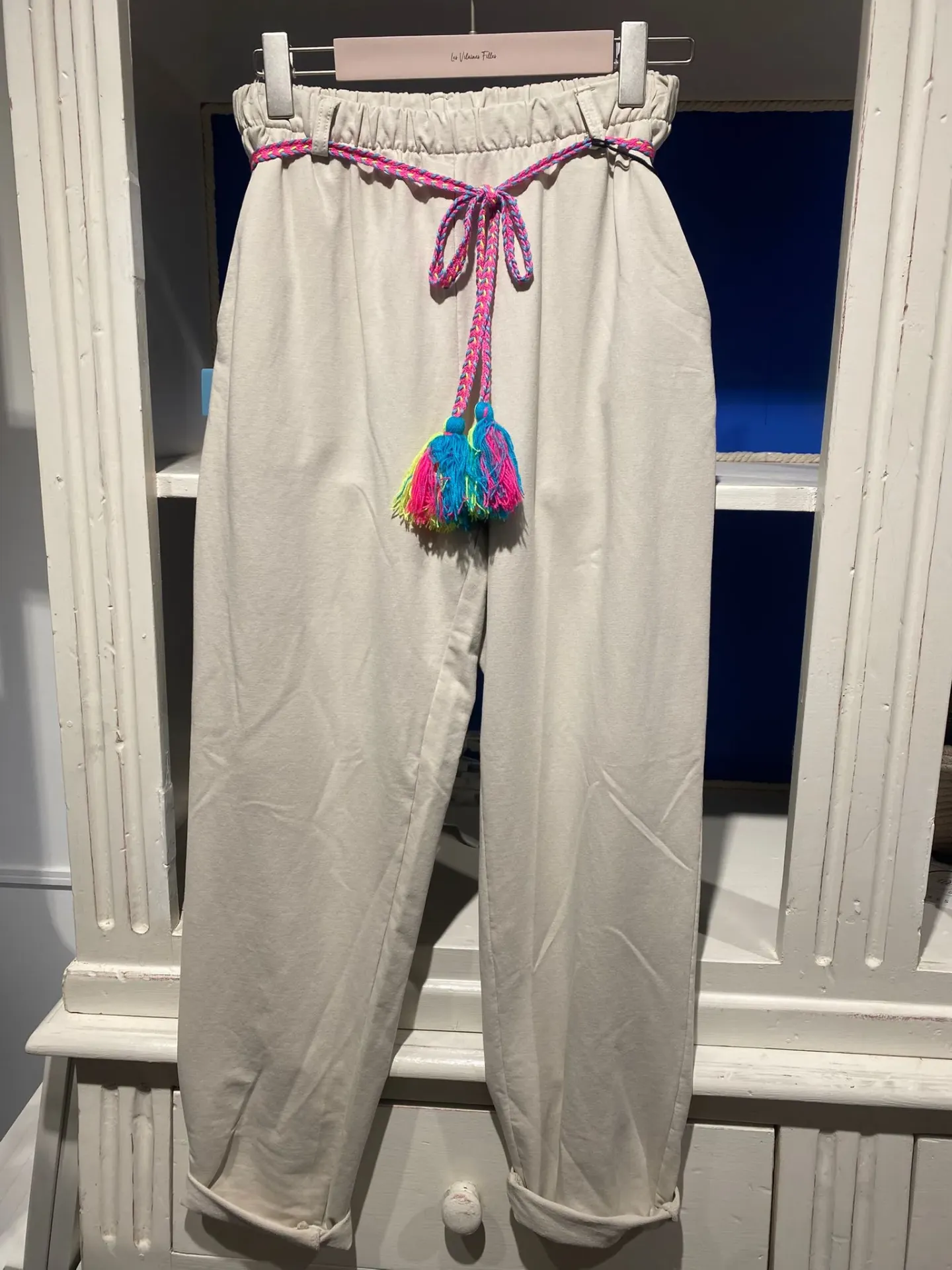 Pantalon tissu beige